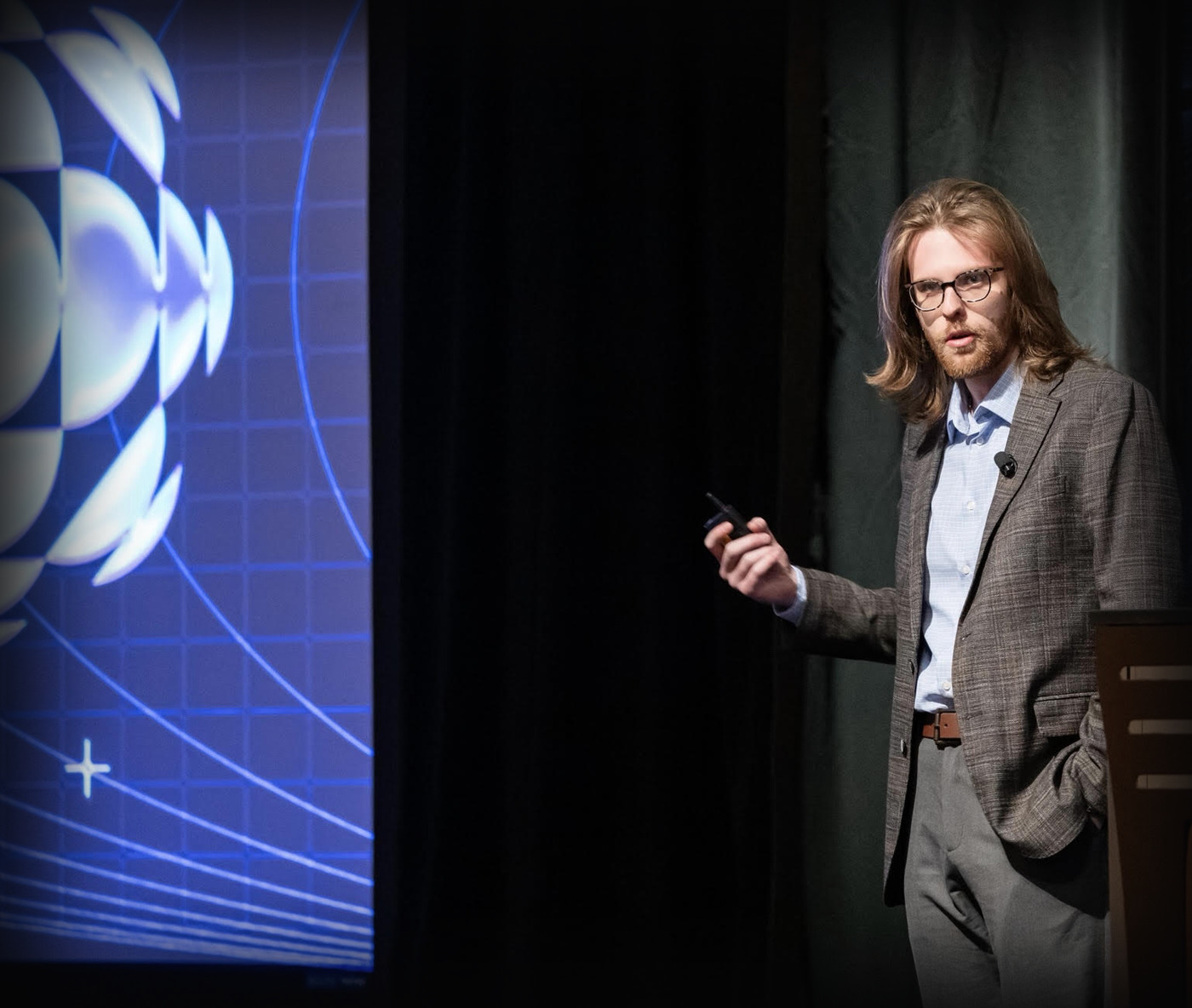 Presenting beside the OneCon orb