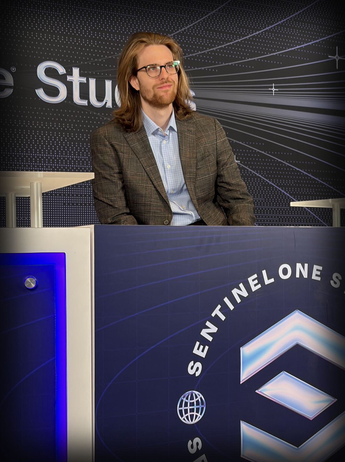 In the SentinelOne studio at OneCon